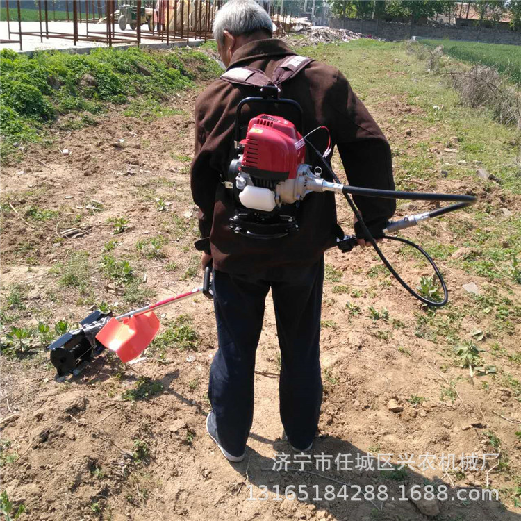 果园葡萄地除草机 背负式打草锄地机 山地开荒旋耕松土机