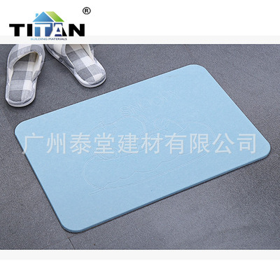 天然硅藻泥脚垫定制批发Diatomite Bath Mat